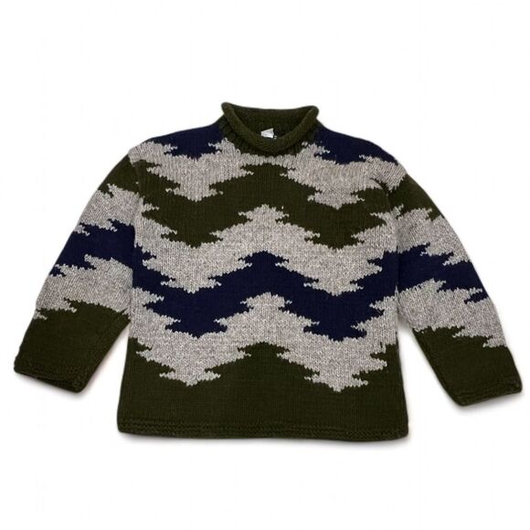 Ecuador Chunky Knit Sweater Size Large - Picture 10 of 11